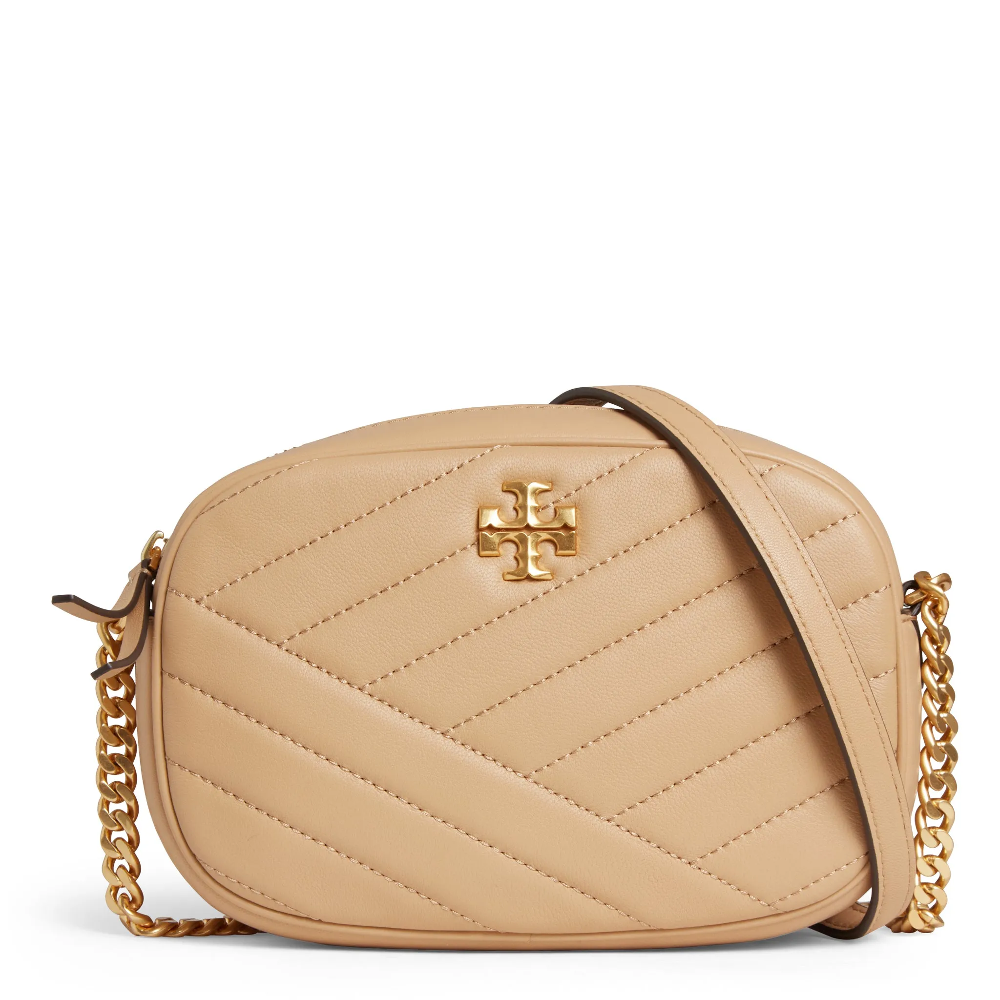 TORY BURCH  Borsa ''Kira piccola'' in pelle beige