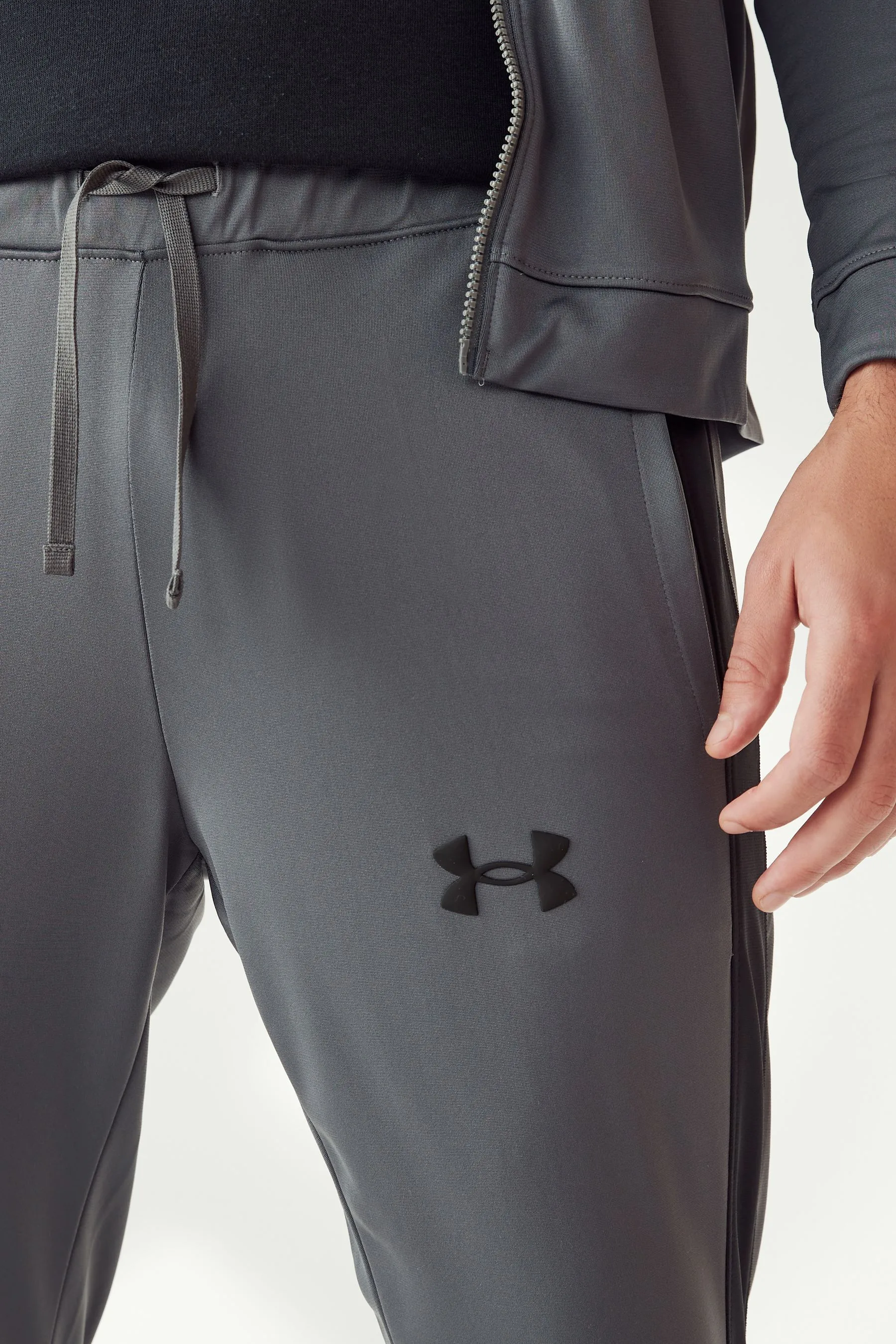 Under Armour Under Armour Grigio/Nero - Rival - Tuta Con cappuccio in maglia