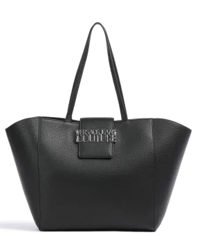  Versace Jeans Couture Logo Loop Borsa shopper pelle sintetica nero  