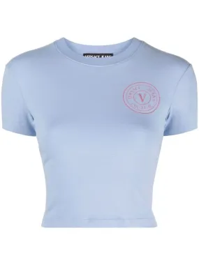 versace jeans couture T-shirt stampa logo