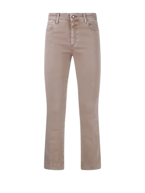 WOMAN MAXMARA SPORTMAX DENIM NUDE COTTON ENNA JEANS