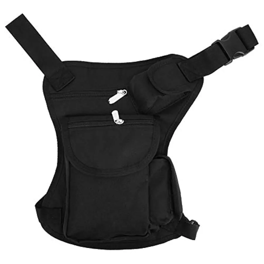 Xinwoer Borsa per Gamba da Esterno con Fibbia in Nylon ad Alta Resistenza, Marsupio Sportivo da Esterno in Nylon Portatile Multi